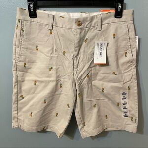 Old Navy Tan Pineapple Print Men's Shorts